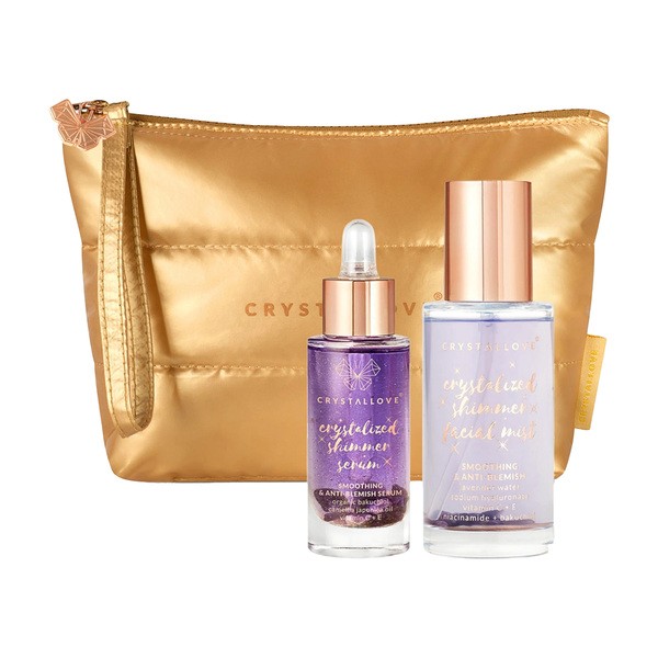 Crystallove Zestaw Crystallove, serum, 30 ml + mgiełka z ametystem, 100 ml + kosmetyczka, 1 szt. — Inhaltsstoffe und Bewertung