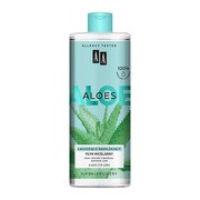 alt AA Aloes, 100% Aloe Vera Extract, płyn micelarny łagodząco-nawilżający, 400 ml