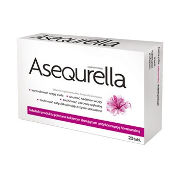 Asequrella, tabletki powlekane, 20 szt