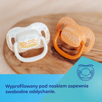 Canpol Babies Mountains, smoczek uspokajający, silikonowy symetryczny, 0-6 m, żółty, 2 szt.