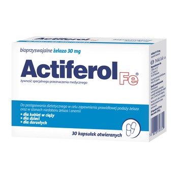 ActiFerol Fe, 30 mg, kapsułki otwierane, 30 szt.