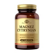 Solgar Magnez Cytrynian, tabletki, 60 szt.