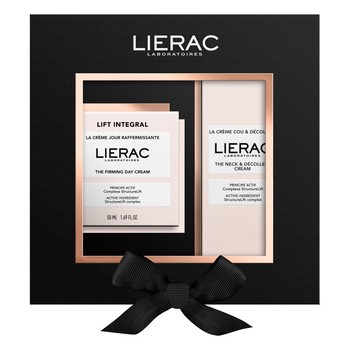 Zestaw Lierac Lift Integral, ujędrniający krem na dzień, 50 ml + krem do szyi i dekoltu, 50 ml