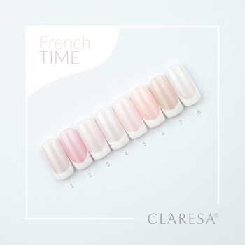 Claresa, lakier hybrydowy, French Time 1, 5 g