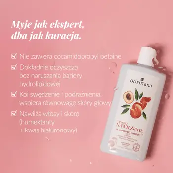 Orientana Trycho Nawilżenie, szampon nawilżający, 200 ml