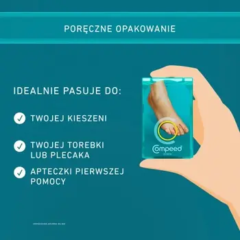 Plastry Compeed, na odciski na palcach stóp, 10 szt.