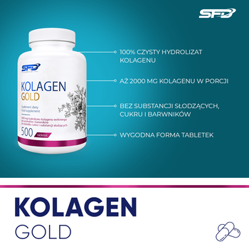 SFD Kolagen Gold, tabletki, 500 szt.