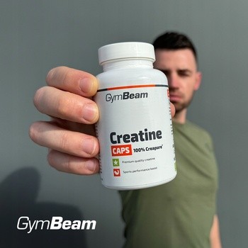 GymBeam Creatine CAPS (100% Creapure®), kapsułki, 120 szt.