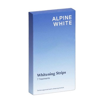 Alpine White, Whitening Strips, paski wybielające zęby, 7 x 2 paski