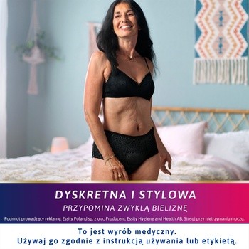 Majtki chłonne TENA Lady Pants Plus Noir, rozmiar L, 30 szt.