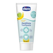 Chicco, pasta do zębów dla dzieci z fluorem o smaku jabłkowo-bananowym, 6 m+, 50 ml https://azcdn.doz.pl/image/d/product/d774ccd0-scale-180x180.png