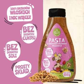 Helpa, Pasta z orzechów włoskich prażonych, 400 g