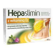 Hepaslimin z witaminą D3, tabletki powlekane, 30 szt.