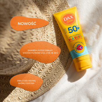 Dax Sun, krem ochrony dla dzieci powyżej 6. miesiąca życia, SPF50+, 75 ml
