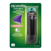 alt Nicorette Cool Berry, 13,6 mg/ml, aerozol do stosowania w jamie ustnej, 150 dawek
