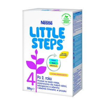 Nestle Little Steps 4, mleko modyfikowane, smak waniliowy, po 2. roku życia, proszek, 500 g