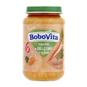 BoboVita, obiadek rosołek z cielęciny z ryżem, 6m+, 190 g