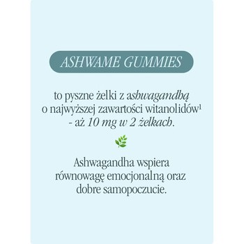 Health Labs AshwaMe Gummies, żelki, smak mango, 60 szt.