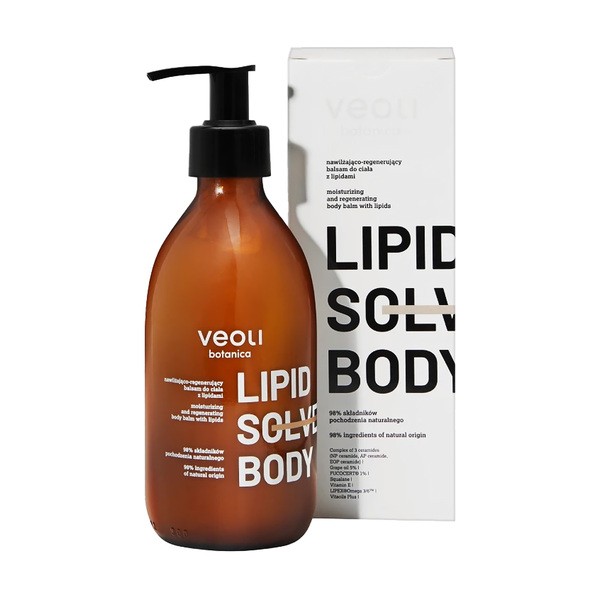 Veoli Botanica Lipid Solve Body, Lipid Lotion feuchtigkeitsspendend-regenerierend, 290 ml