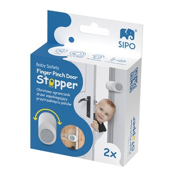 Sipo, obrotowy ogranicznik do drzwi, 2 szt.