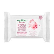 alt Equilibra Rosa, różane micelarne chusteczki do demakijażu z kwasem hialuronowym, 25 szt.