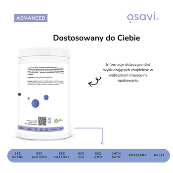 Osavi Kolagen Typu I i III, proszek, 600 g