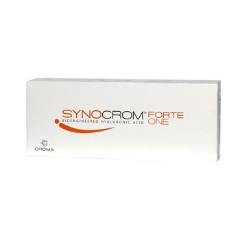 Synocrom Forte One 2%, roztwór do wstrzyknięć dostawowych, 4 ml, 1 ampułko-strzykawka