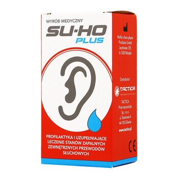 SU-HO Plus, spray, do uszu, 10 ml