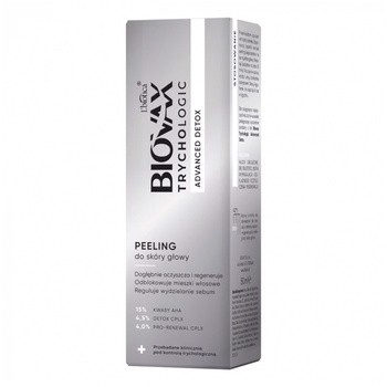 Biovax Trychologic Advanced Detox, peeling do skóry głowy, 50 ml
