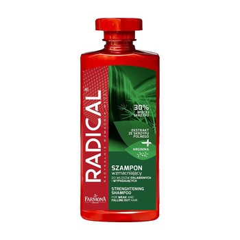 Radical, szampon wzmacniający do włosów osłabionych i wypadających, 400 ml