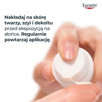 Eucerin Oil Control Dry Touch, żel-krem ochronny SPF 50+, 50 ml