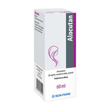 Alocutan, 20 mg/ml, aerozol na skórę, 60 ml, butelka