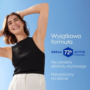Nivea Invisible Black & White, antyperspirant w sztyfcie Silky Smooth, 50 ml