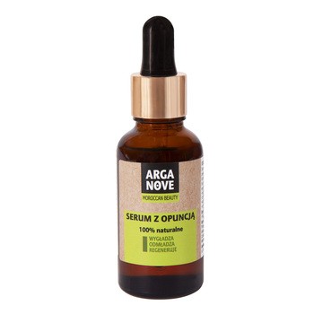 Arganove, regenerujące serum do twarzy z olejem z opuncji figowej, 30 ml