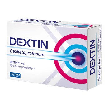 Dextin, 25 mg, tabletki powlekane, 10 szt.