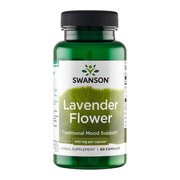 Swanson Lavender flower 400 mg, kapsułki, 60 szt.        