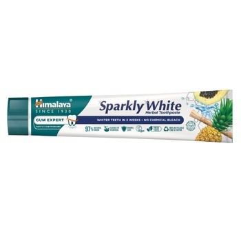 Himalaya Gum Expert Sparkly White, ziołowa pasta wybielająca do zębów, 75 ml