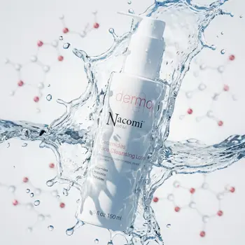 Nacomi Next LVL Dermo, łagodna emulsja do mycia twarzy, 150 ml