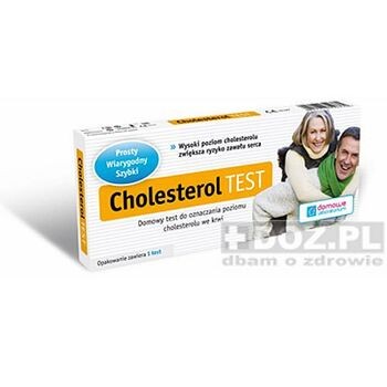 Cholesterol, test do oznaczania cholesterolu w krwi, 1 szt