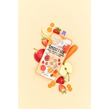 Owolovo Smoothie Jabłko-Marchew-Truskawka, 250 ml