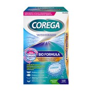 Corega Tabs Bio Formula, tabletki do czyszczenia protez, 120 szt. https://azcdn.doz.pl/image/d/product/61b21311-scale-180x180.png
