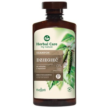 Farmona Herbal Care, szampon dziegieć, 330 ml