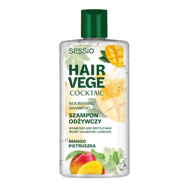 Sessio Sessio Hair Vege Cocktail, szampon odżywczy z mango i pietruszką, 300 ml — Inhaltsstoffe und Bewertung