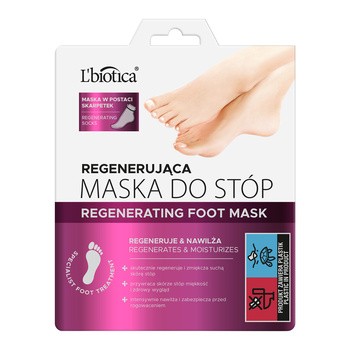 Zestaw L`Biotica MAX na Stopy, peeling + maska złyszczająca + maska regenerująca