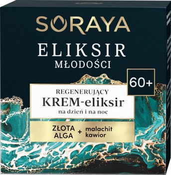 Soraya Eliksir Młodości, regenerujący krem-eliksir na dzień i na noc 60+, 50 ml