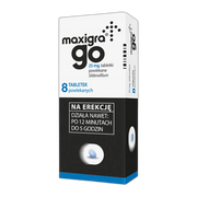 Maxigra Go,  25 mg, tabletki powlekane, 8 szt.