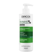 Vichy Dercos DS, szampon przeciwłupieżowy, włosy normalne i przetłuszczające się, 390 ml