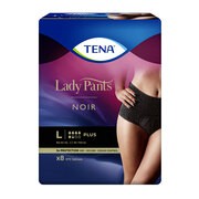 Majtki chłonne TENA Lady Pants Plus Noir OTC Edition, rozmiar L, 8 szt.