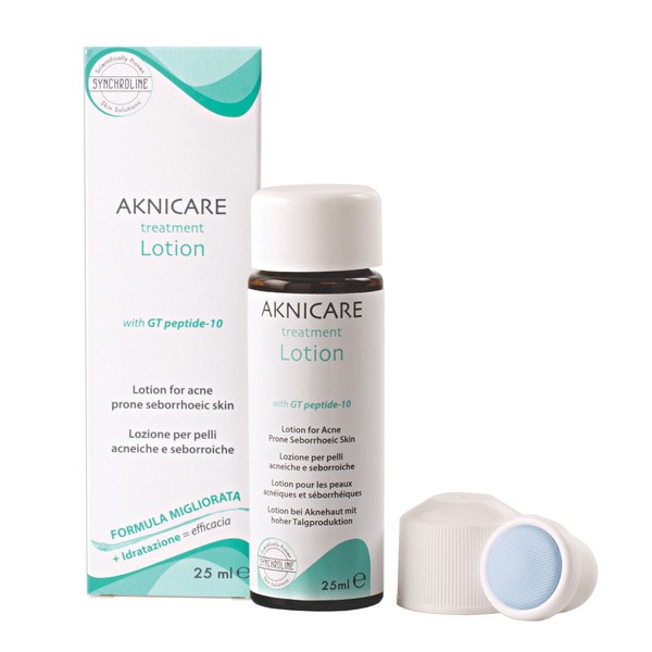 Synchroline Synchroline, Aknicare Lotion, płyn z gąbką samosterylizującą, 25 ml
