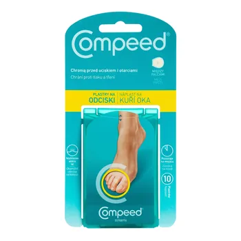 Plastry Compeed na odciski między palcami 10 szt. [Laboratoire HRA Pharma]
